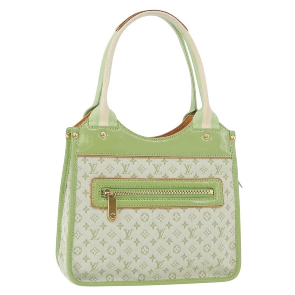 Louis Vuitton Kathleen Mini Lin Green Canvas Tote Bag Bag